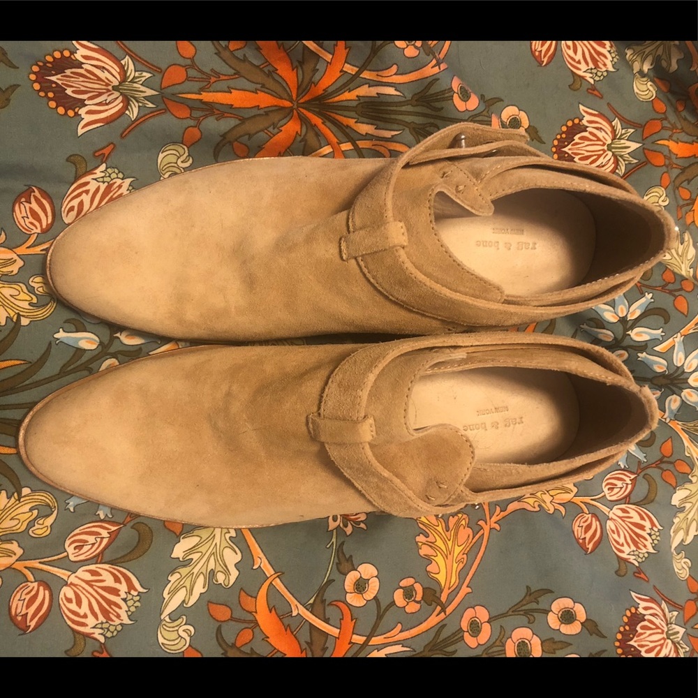 Rag & Bone Harley Suede Ankle Booties